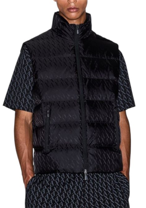 Smanicato in tessuto con logo allover A-X ARMANI EXCHANGE | Giubbotti | XM001581 AF16628UC001